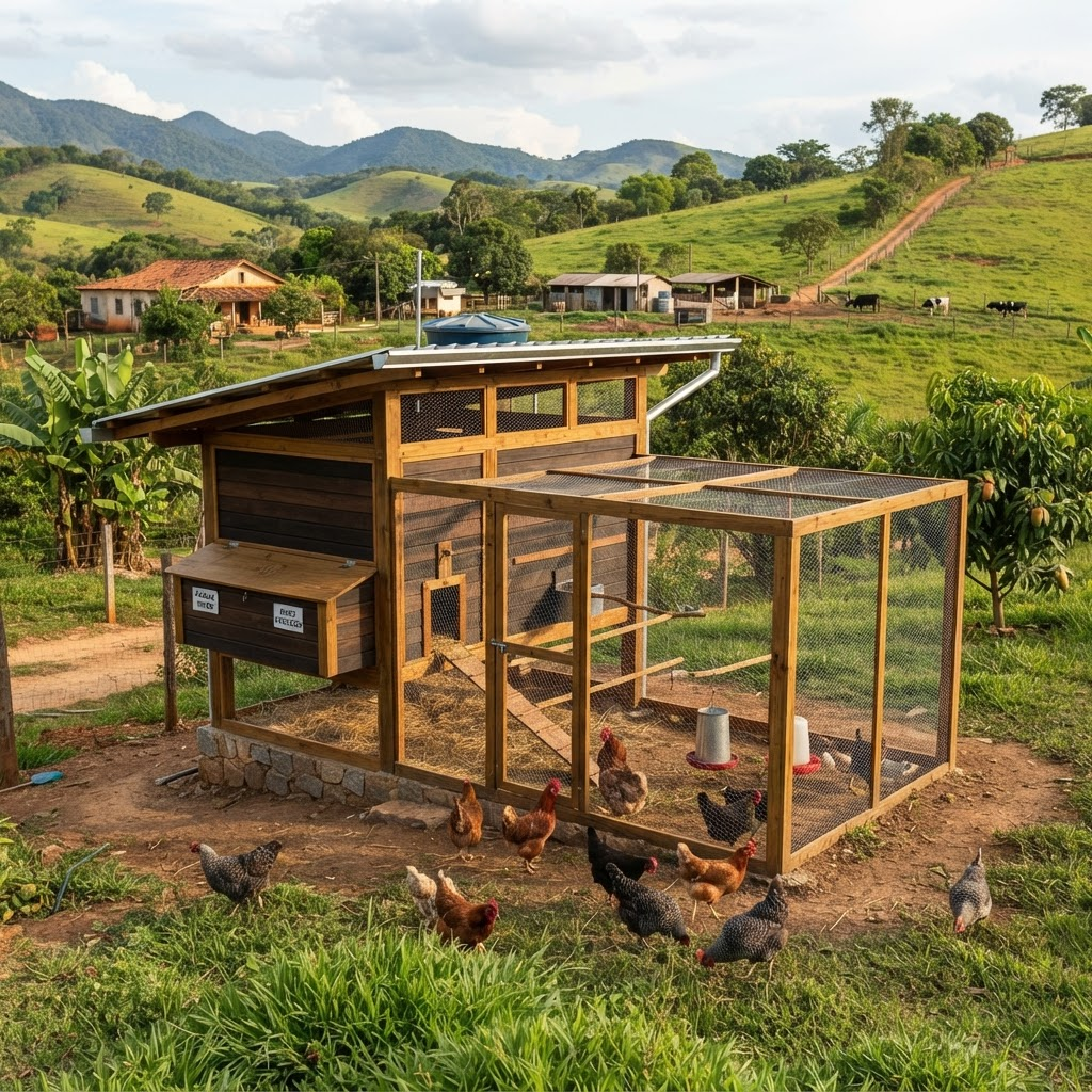 Projeto rural: Galinheiro